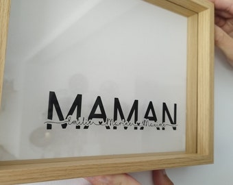 Mama-Rahmen + personalisierte Vornamen