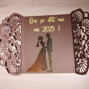 Carte annonce mariage