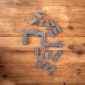 jesmonite domino game, board games, domino, handmade creation, handmade games, old game, childhood games, vintage games
