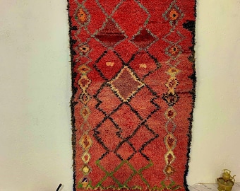 Costum Moroccan Colorful Rug. Moroccan Handmade Rug, Custom Berber Carpet,Bohemian Rug, Beni Ourain Rug,Free shipping, Boujaad Rug.