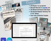 Minimalist Resume Template, ATS Friendly Resume, Modern, Clean, Simple, Professional Executive Resume, Template for Word, Nurse Resume, RN