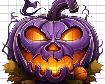 Jack O Latern PNG, Scary Pumpkin Faces, Witch Sublimation, Halloween Clipart, Pumpkin Faces, Witch Clipart, Halloween PNG Design, Pumpkin