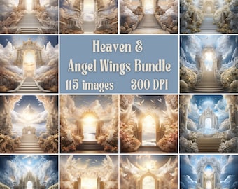 Heaven Background, christmas in heaven, heaven png, angel wings png, black angel wings, first day in heaven, angel wings backdrop, wings png