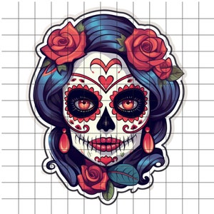 Calaveras de Azúcar PNG, Imágenes Prediseñadas del Día de los Muertos, Imágenes Prediseñadas del Día de Muertos, Halloween mexicano, Calavera de Azúcar PNG, Imágenes Prediseñadas de Esqueleto, Paquete, Cinco