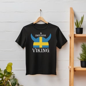 Unisex Jersey Short Sleeve Tee. Swedish Viking T-Shirt.