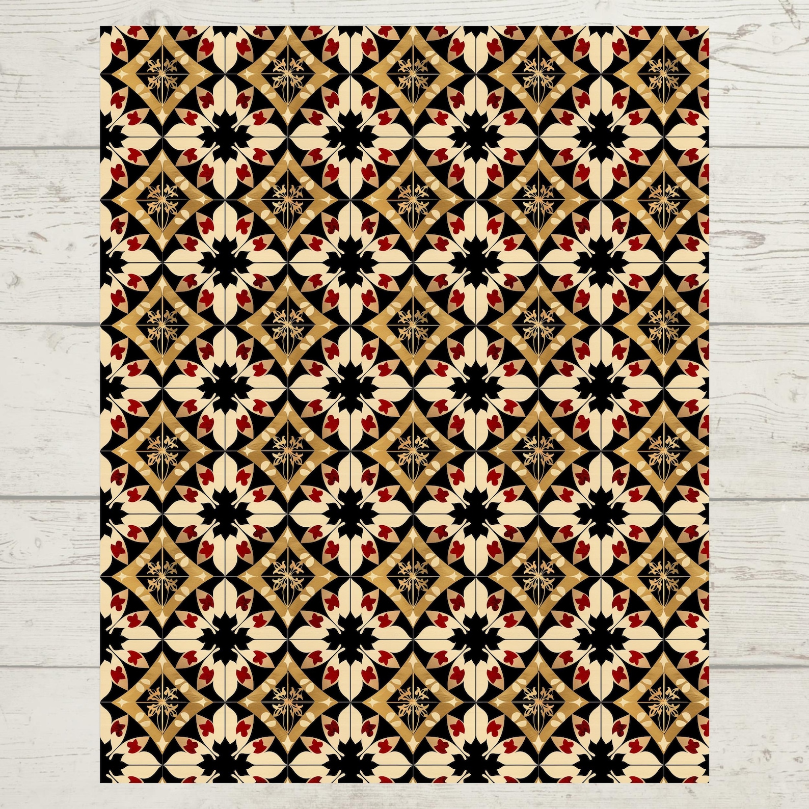 Floral Like Seamless Patterns. Digital Download. German Rhineland ...