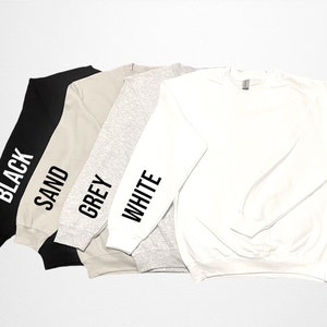 Camisa estilo Chicago Giardiniera: cuello redondo, manga larga o manga corta Crewneck Sweatshirt