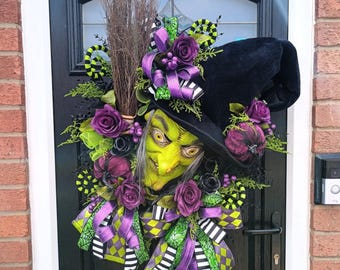 Halloween Wicked Witch Door Wreath