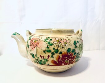 Vintage stoneware Japanese teapot