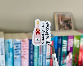 Champagne Problems Sticker, Gifts for Girls, Evermore, Tablet Stickers, Folklore