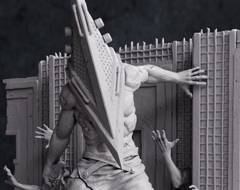 Pyramid Head - Silent Hill Series - 3d Printed Statue Figure