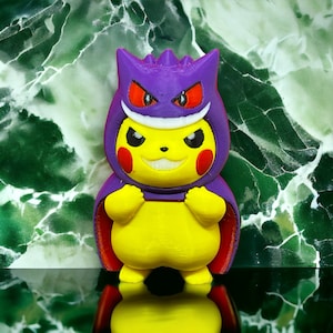 Pikachu dressed as gengar