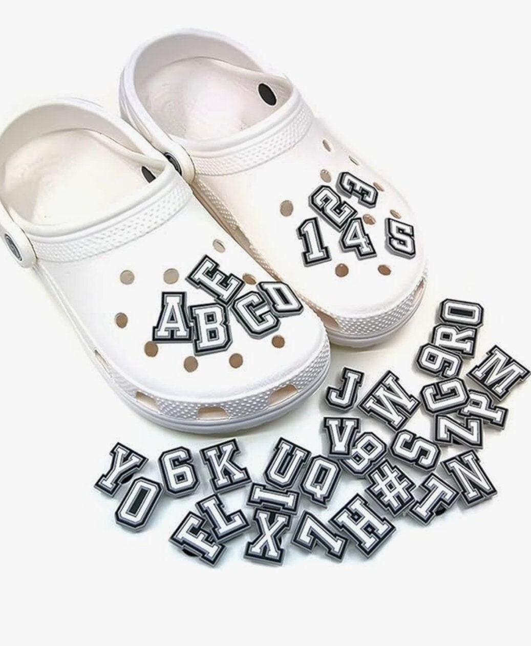 Letter and Number Charms for Croc - Personalized | Unique Gifts for All Occasions