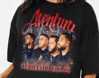 2024 Aventura Tour, Cerrando Ciclos T-shirt, Graphic T-shirt, Unisex Shirt, Aventura Concert Group Shirt