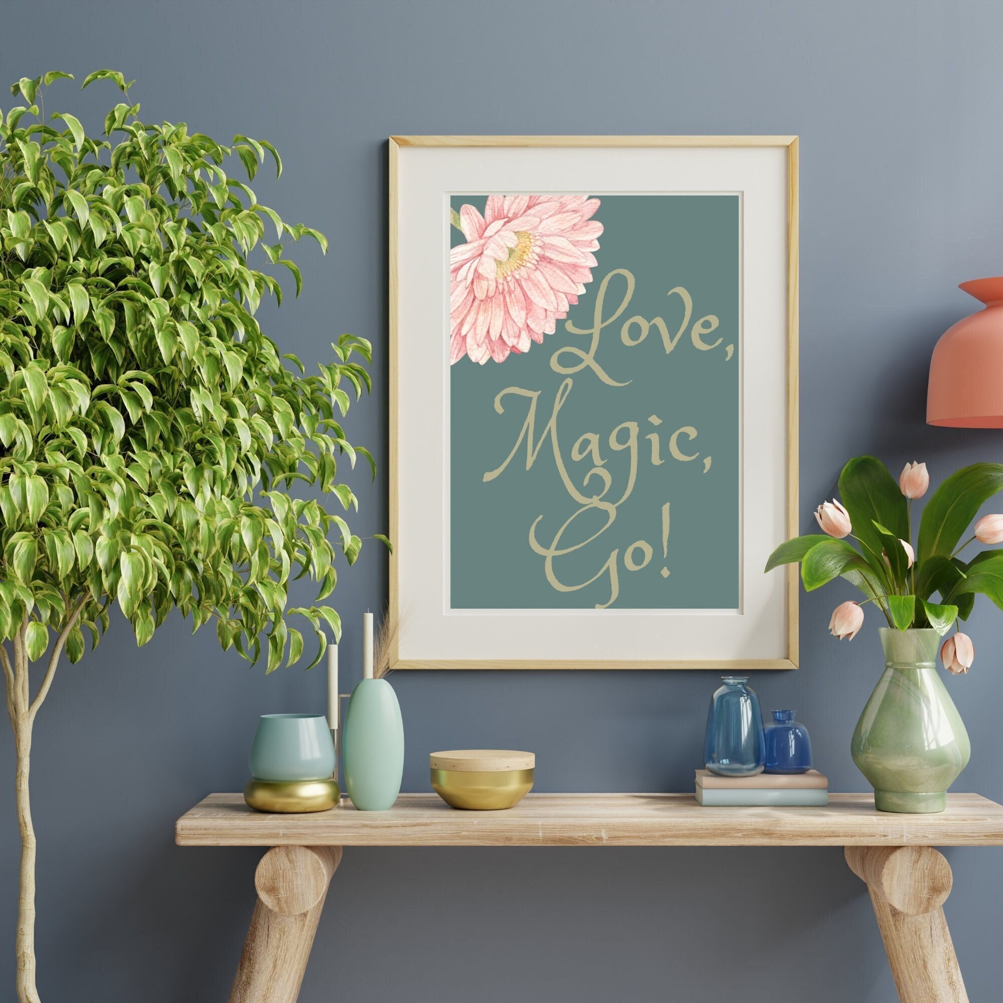 Printable Poster Aesthetic Print Wall Art Love Magic - Etsy