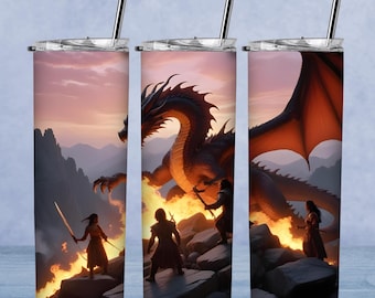 Dungeon Master - DnD Dungeons and Dragons - gobelet 20 oz sublimation design, téléchargement numérique, droit et conique, 300 DPI PNG AI