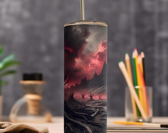 Dungeon Master - DnD Dungeons and Dragons - gobelet 20 oz sublimation design, téléchargement numérique, droit et conique, 300 DPI PNG AI