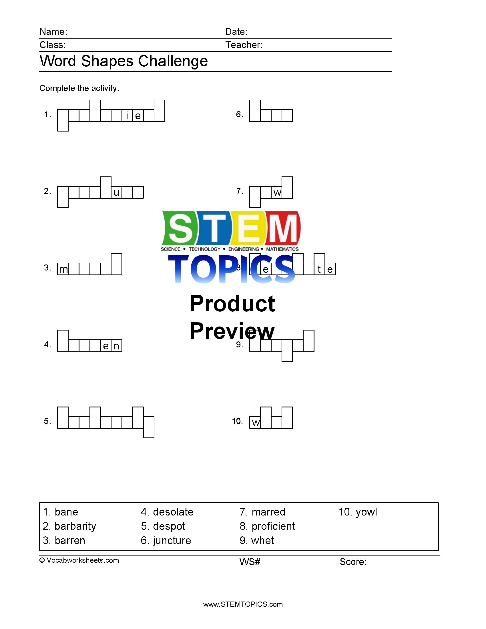 10th Grade Vocabulary Worksheets, Full Year, 798 Pages - Etsy