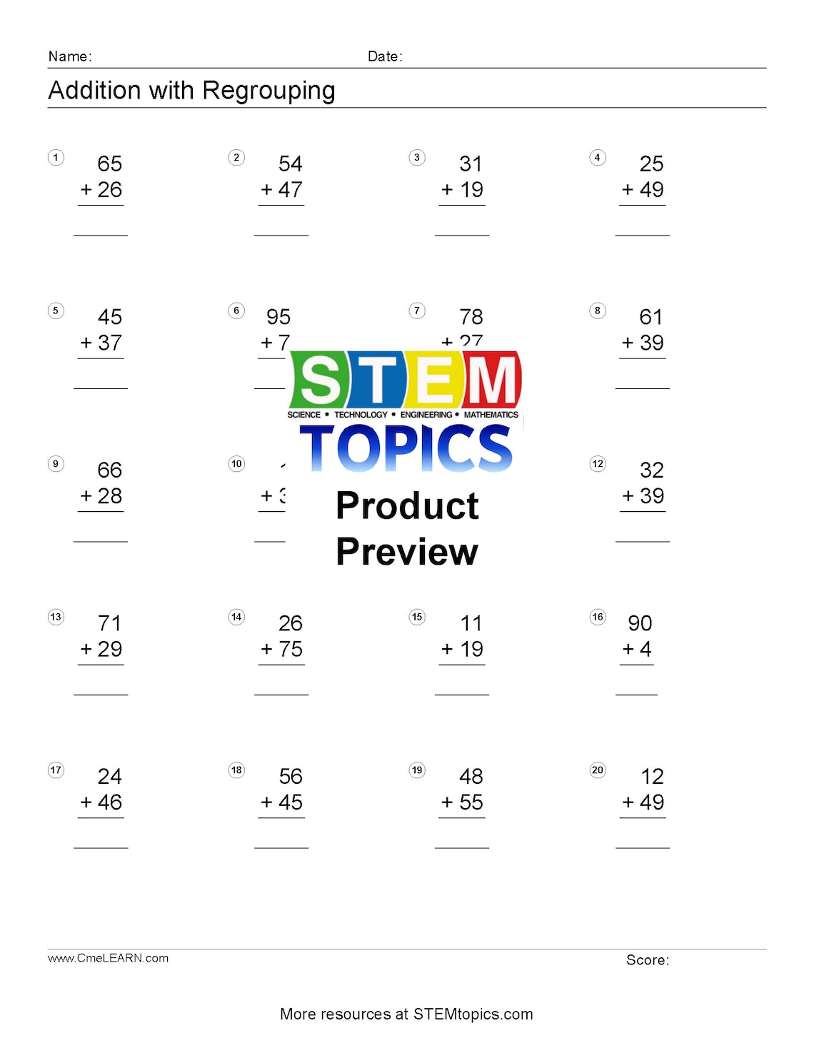 Grade 6 Math Worksheets - 596 Pages - Full Year - Etsy