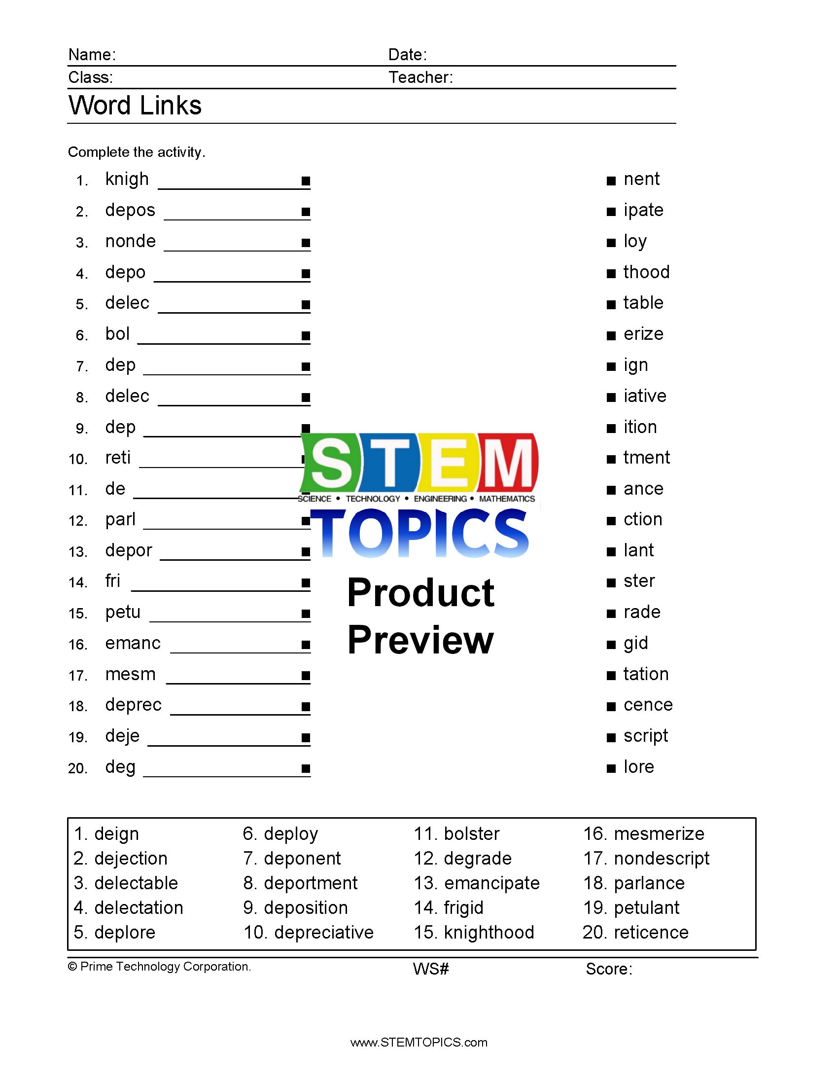 12th Grade Vocabulary Worksheets, Full Year 790 Pages - Etsy
