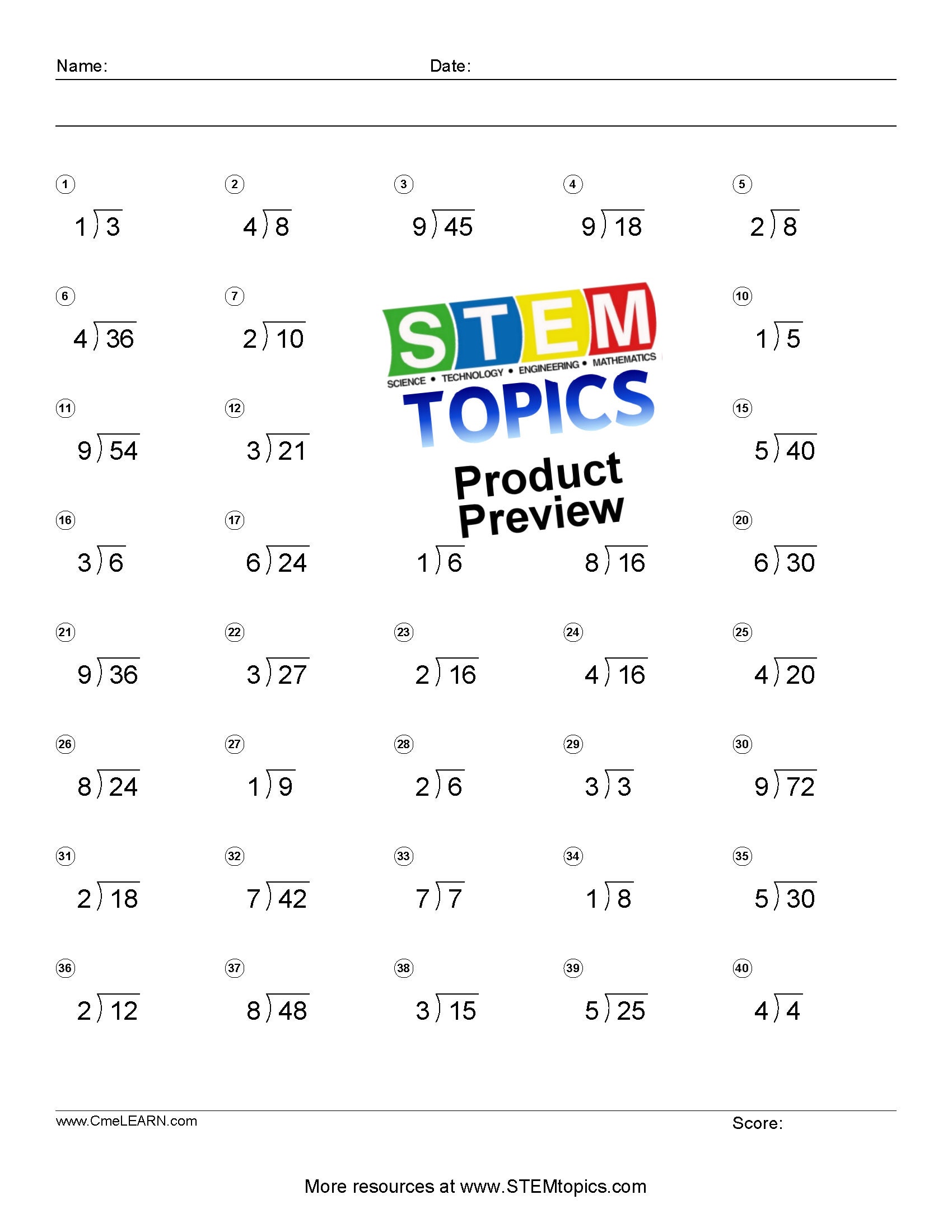 Fourth Grade Mathematics Worksheets, Full Year 616 Pages - Etsy