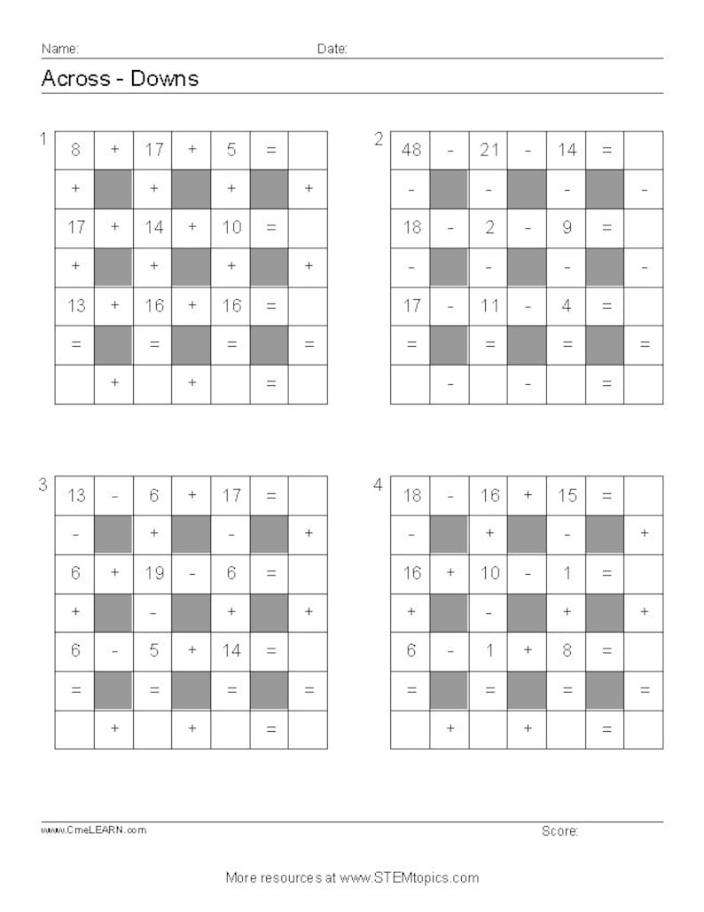 Fourth Grade Mathematics Worksheets, Full Year 616 Pages - Etsy