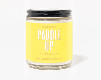 Paddle Up kaars sojawas | Pickleball-kaars | Actieve kaars | Sportgeurkaars