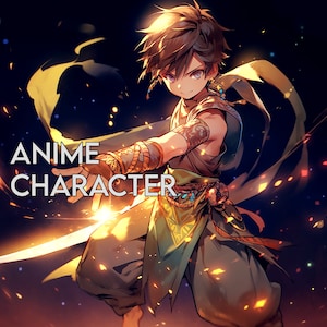 Download Fan Art of a Cute Anime Character in a Fantasy Setting Wallpaper