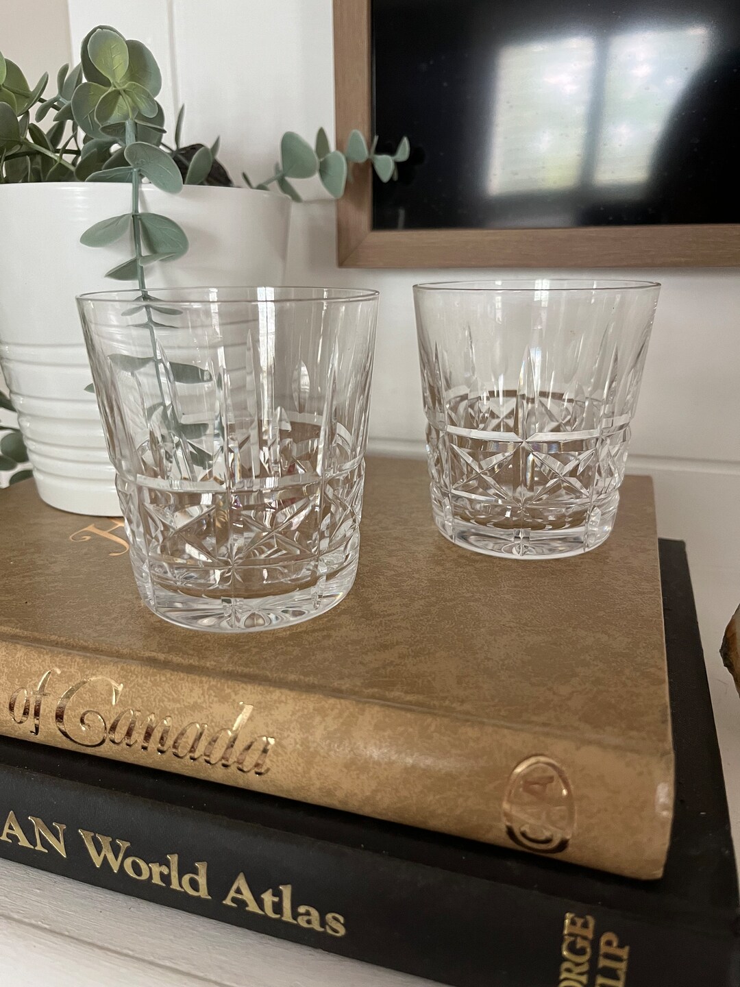 Vintage Waterford Crystal Kylemore Cut Scotch Glass Etsy