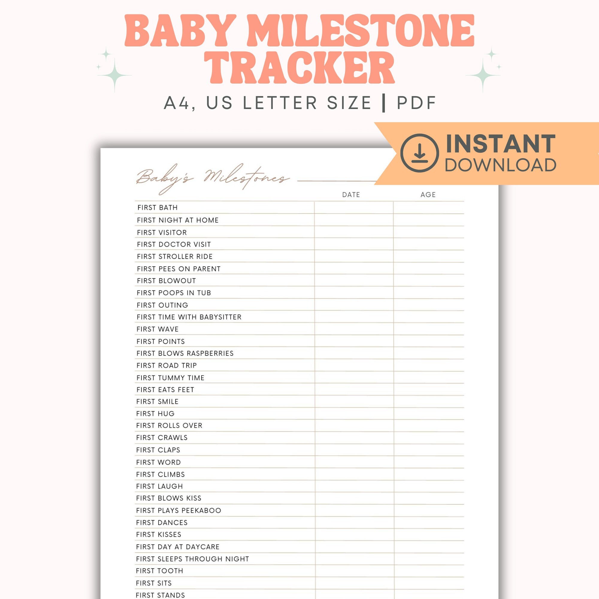 Milestone sheet baby hotsell