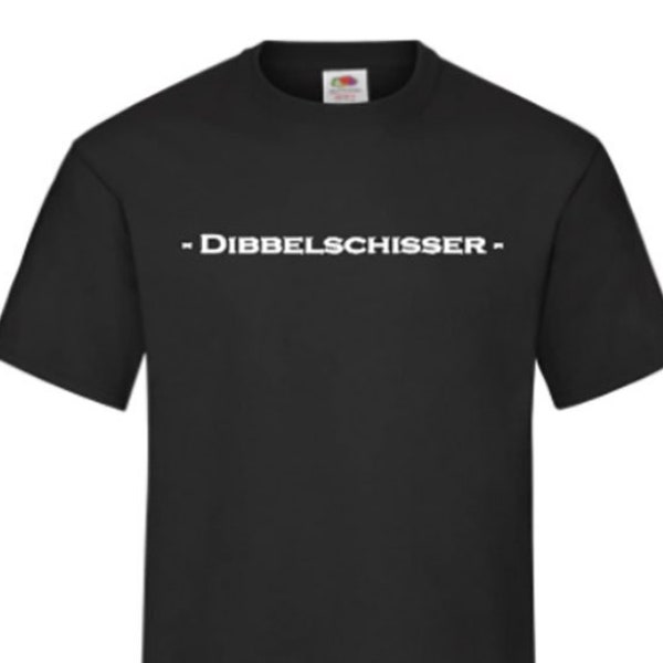 Fun T-Shirt mit Pfälzer Mundart/Beleidigung "Dibbelschisser" I Geschenk für Pfalzfans I Perfektes T-Shirt für's Weinfest