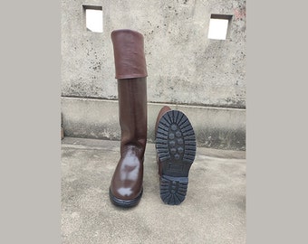 Genuine Leather Long Boot For Horse Ridding. Long Boot, Black Long Boot, Black Boot, Shoes, Ridding Boot Men Boot, Brown Long Boot