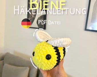Bee crochet pattern | crochet | Amigurumi | PDF file | German