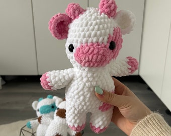 Peluche vache | crocheté | Fait main