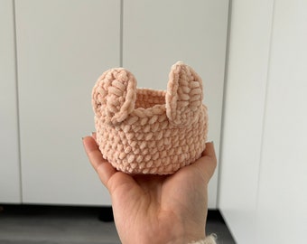 Crocheted Easter basket | Storage basket | Decoration | Easter | Facility | handmade