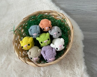 Mini bunny cuddly toy | crocheted | handmade | Easter | Gift | Children