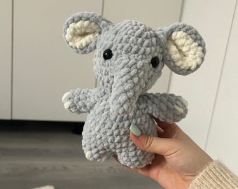 Elefant Kuscheltier | gehäkelt | handmade | Geschenk | handgemacht | Kinder | Spielzeug