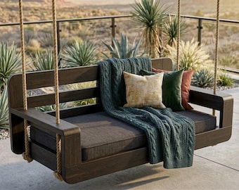 Krippe Größe Porch Swing Pläne | DIY-PDF | Einfache Holzbearbeitungspläne für Anfänger - Modell Sweet Place