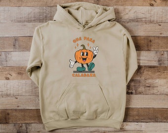 Que Pasa Calabaza Sudadera con Capucha Hoodie Spanish Halloween Fall Sweater Latino Latina