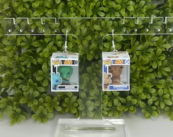 Pendientes Funko Bitty POP! de joyería friki - Greedo y Hammerhead - Colección Star Wars