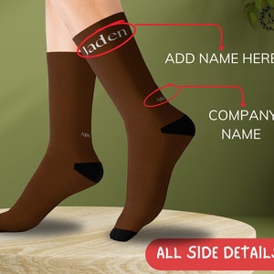 Colleagues Team Gift For Employees Gift personalized Custom Socks for Men and Women Gifts Ideas Staff Appreciation Gifts for Coworkers