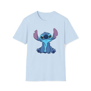 Stitch Cartoon - Unisex Softstyle T-Shirt