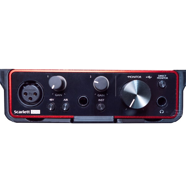 Tischhalterung - Scarlett Solo/2i2/4i4 3rd Gen Audio-Interface, Focusrite Under Desk Mount, Untertischhalterung, Tischständer