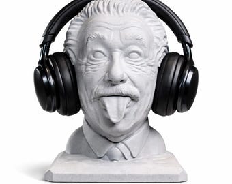 Generisch Albert Einstein Kopfhörerhalter, Brillenhalter, Kopfhörer Ständer, Statue, Schreibtisch Dekoration