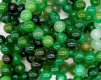 8MM|Green Aventurine Tumbled Crystal Bracelet| Prosperity | Wealth | Spiritual Healing Bracelet