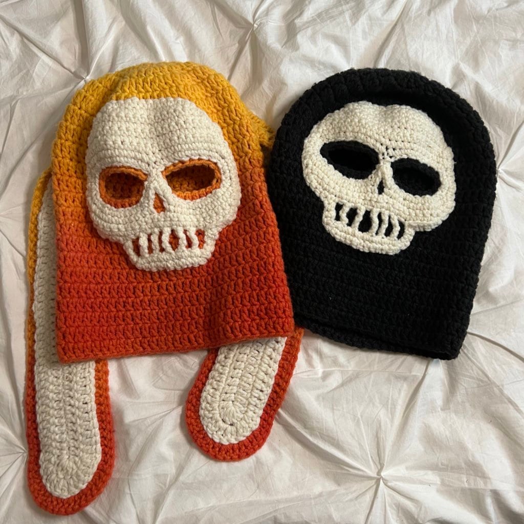 Skull Balaclava Crochet Pattern PDF - Etsy