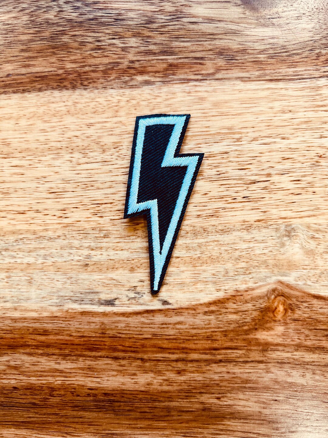 Trucker Hat Patches, Lightning Bolts, Black and White, Embroidery Patch ...