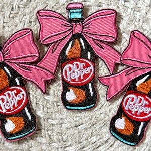 parches para gorras de camionero, refrescos, DP, botellas elegantes, para planchar, para coser, parche bordado imagen 4