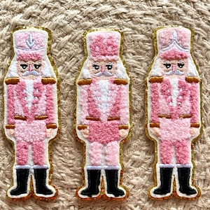 Christmas trucker hat patches, nutcracker, jacket patch , embroidery patch, STICK ON, sew on, patches for clothes