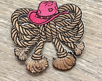 Coastal cowgirl, trucker hat patches, cowgirl, embroidery patch, iron on, sew on, patches for bag, patches for clothes